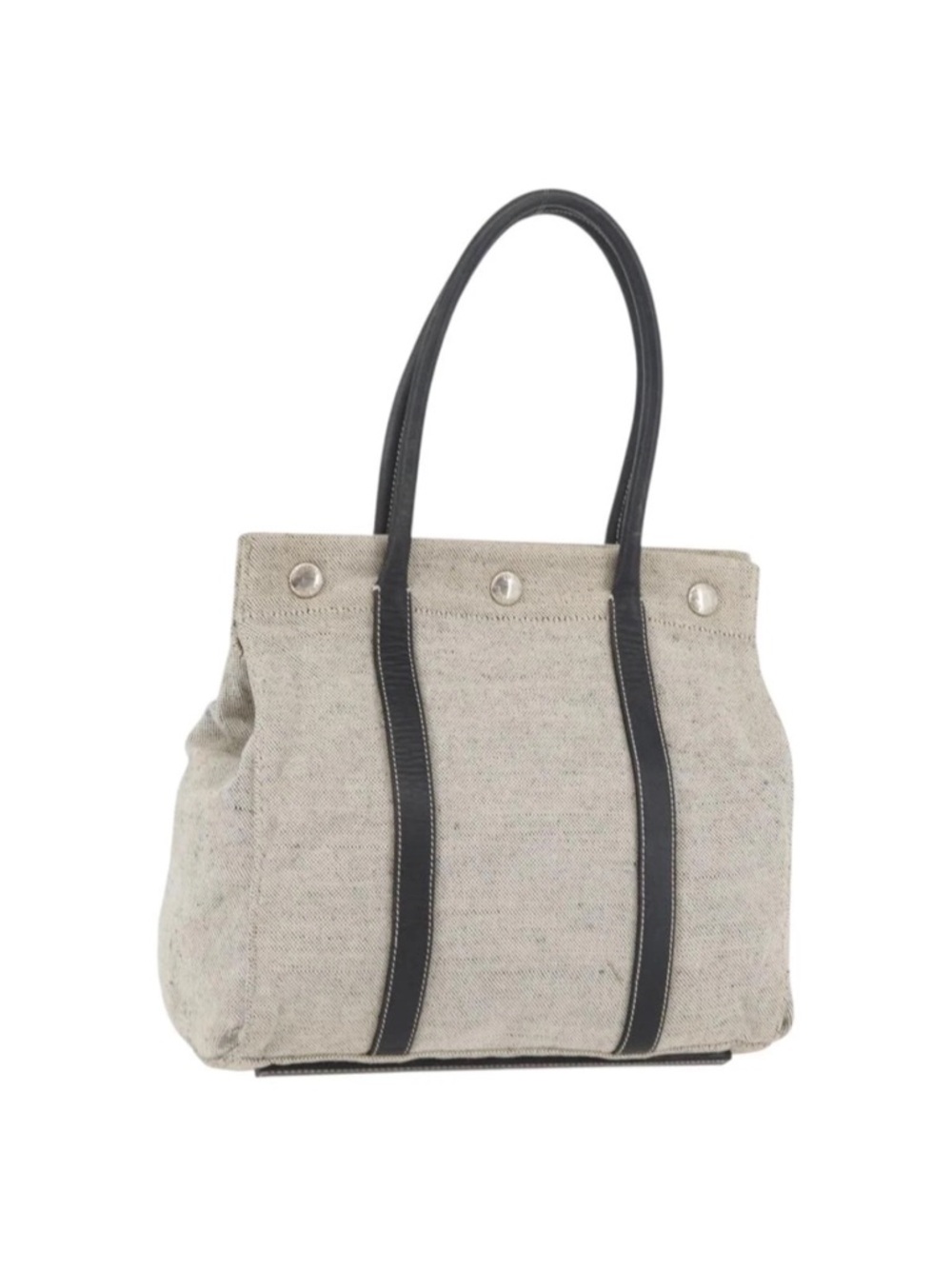 Prada Canvas  Bag in Beige and Black - Women